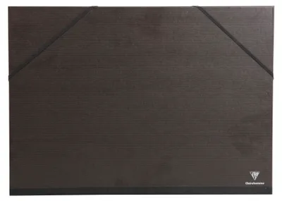 Obrázok produktu pre Clairefontaine 3329680448009, Bežný zakladací obal, Čierna, Elastická gumička, 470 mm, 340 mm, 6 mm