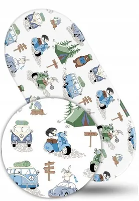 Produktbild von Babymam Spannbettlaken für Kinderwagen 38x80cm Baumwolle