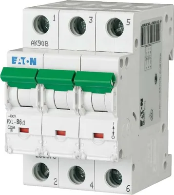 Productafbeelding van Eaton PXL-C6/3 - Miniatuurstroomonderbreker - 10000 A - IP20