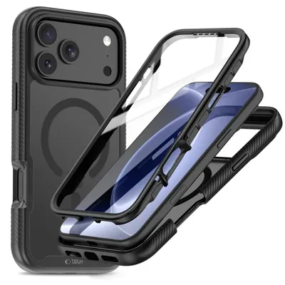 Obrázok produktu pre TECH-PROTECT DEFENSE MAGSAFE, puzdro pre iPhone 17 Pro / 18 Pro, matná čierna farba