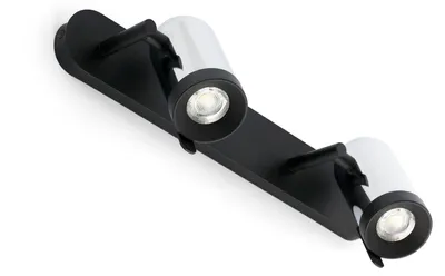 Productafbeelding van Faro 43525, oppervlaktemontage, 2 lampen, GU10 fitting, IP20, chroom