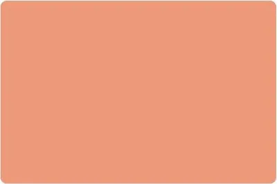 Produktbild von 4er Set Tischset Uni "Peach" - Rutschfest - Kunststoff -Untersetzer - Platzdeckchen - Platzsets - Orange - 30x45cm