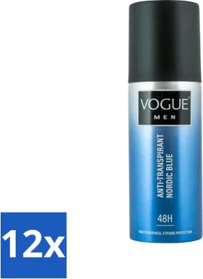 Produktbild von Vogue Antitranspirant Nordic Blue 150 ml - Vorteilspack - 12 Stücke