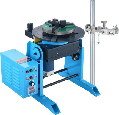Obrázok produktu pre 30 kg rotačný zvárací polohovač 0-90° polohovací otočný stôl 1-12 ot./min
