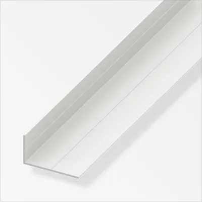 Produktbild von alfer Winkel 1 m, 23.5 x 43.5 mm PVC (Kunststoff) glatt weiss