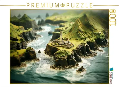 Produktbild von CALVENDO Puzzle Ein Motiv aus dem Kalender "Miniaturwelt Inseln" | 1000 Teile Lege-Größe 64x48cm Foto-Puzzle für glückliche Stunden