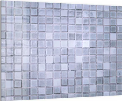 Produktbild von DEQORI Magnettafel Glas 120x90 cm 'Quadratische Fliesen' beschreibbar Whiteboard