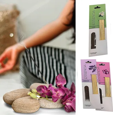 Produktbild von Räucherstäbchen 12er Set á 30 Stück 12x Halter L20cm Jasmin Lavendel Orchidee Duftstäbchen Duftstab Räucherstab