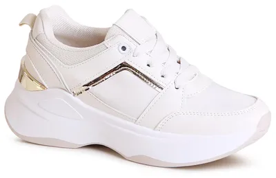 Produktbild von topschuhe24 2372 Damen Plateau Sneaker Turnschuhe , Farbe:Beige, Größe:41 EU