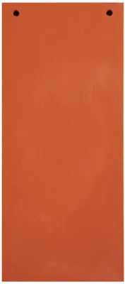 Produktbild von EXACOMPTA Trennstreifen 105 x 240 mm orange 180 g/qm 100 Stück