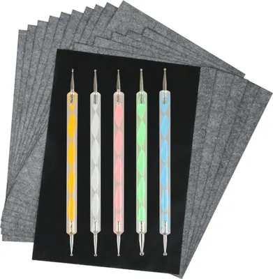 Produktbild von 100 Blatt Kohlepapier Schwarz Transferpapier Set