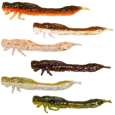 Produktbild von Westin Odonata Ned Creaturebait 6,5cm 2g - 4 Gummiköder, Farbe:Brown Shiner