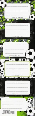 Immagine prodotto di Adesivi per quaderni di calcio Starpak