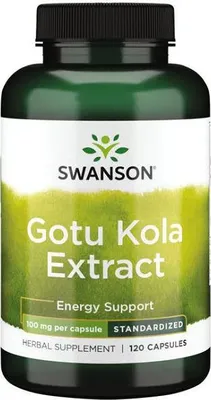 Zdjęcie produktu dla Ekstrakt z Gotu Kola - standaryzowany 120 kapsułek Swanson Health Products