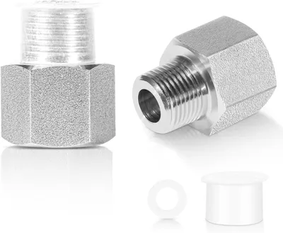 Productafbeelding van Verloopstukken - Adapter Koppeling - Leidingen Verbinden - Roestvrij Staal - 12.7 mm x 9.5 mm - Zilver