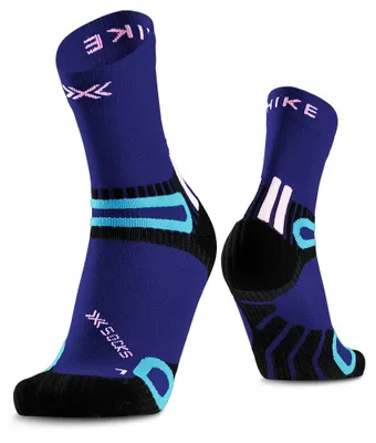 Image de X-socks Hike Discover, chaussettes de randonnée, modèle bas, couleur bleue, taille EU 42-44. (Couleur bleue, taille EU 42-44)