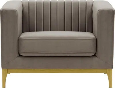 Produktbild von SLF24 - Sessel Slender Wood - Elefant - Velluto 17