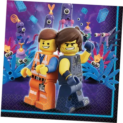 Produktbild von amscan 16 Servietten Lego Movie 2 33 cm