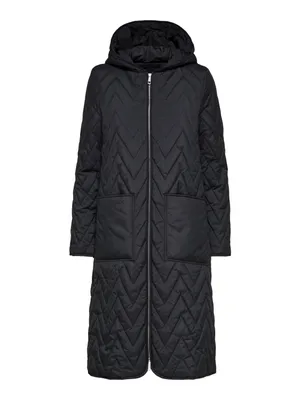 Produktbild von SELECTED FEMME Lange Steppjacke Leicht Wattierter Übergangsmantel mit Kapuze SLFNORA Größe: 44