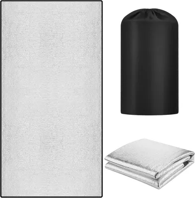 Produktbild von Aluminium Isoliermatte 200 x 100 cm, faltbar, für Camping