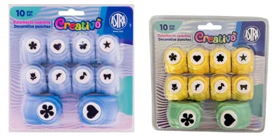 Obrázek produktu pro Sada ozdobných děrovaček, 10 ks, Astra Creativo