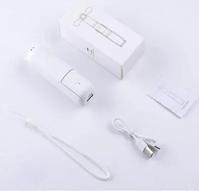 Zdjęcie produktu dla Małe wentylatory USB 3 w 1 z powerbankiem i latarką