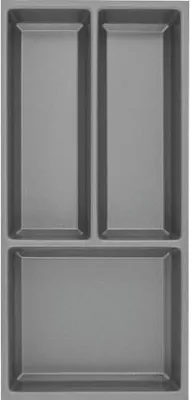 Produktbild von Agoform Besteck Organizer Sky Besteckeinsatz 220x53x473 Kunststoff schiefergrau