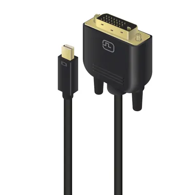 Immagine prodotto di Alogic MDP-DVI-02-MM Cavo Alogic DisplayPort da Mini DPort a DVI-D M/M 2m nero