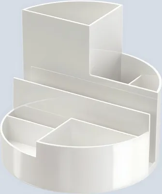 Obrázok produktu pre MAUL držiak na ceruzky MAUL okrúhly box plast 14 x 14 x 12,5 cm biely