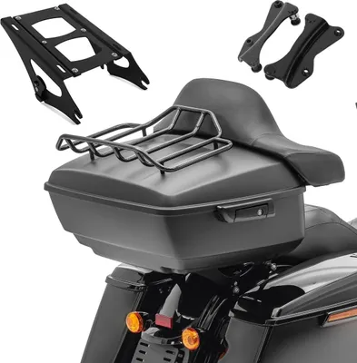 Immagine prodotto di Topcase King OLM per Harley Davidson Touring 14-25 con kit di fissaggio ohn