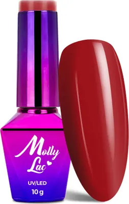 Obrázok produktu pre MollyLac Hearts & Kisses Ruby Ring Hybridný lak na nechty 10 g č. 196