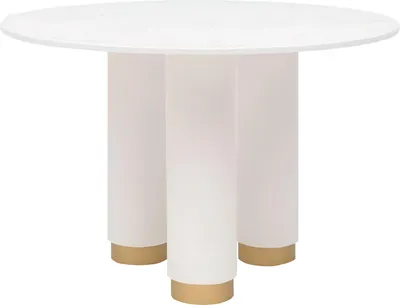 Produktbild von Exklusiver Weißer Esstisch Designer Küchentisch Edle Küchenmöbel