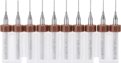 Produktbild von 10pcs Mini -Bohrer -Bits für Holzbearbeitungs -Bohr -Uhren -Mobiltelefonreparaturwerkzeuge 0,5 mm