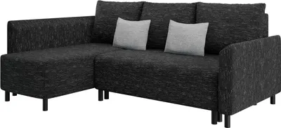 Produktbild von MIRJAN24 Ecksofa Brest, L-Form Polsterecke, Eckcouch mit Bettkasten und Schlaffunktion, Stilvoll Wohnzimmer (Farbe: Lawa 06 + Lawa 05)