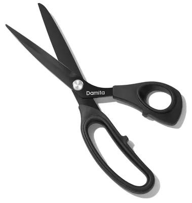 Stoffschere 22,5 cm, Titanbeschichtung, TPR-Griff, 1 Stück