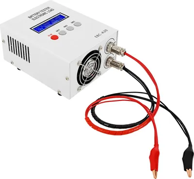 Obrázek produktu pro Tester baterií – EBC-A20 – 4 vodiče – 85 W – vysoká přesnost – měření vnitřního odporu – pro lithiové a olověné baterie – LCD displej – bílá barva