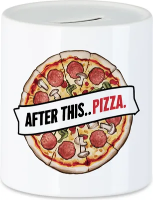 Produktbild von After This Pizza Spardose Pizza Pizzabäcker Italien Pizzaliebhaber Pizzeria Pizza baker