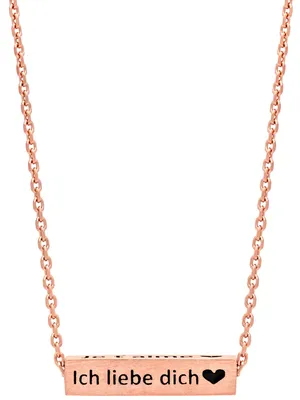 Produktbild von Julie Julsen JJNE0710.2 Damen Collier ich liebe dich Silber 925 42 cm