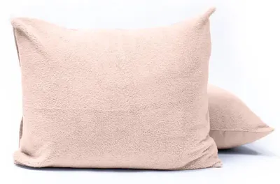 Imagen del producto de Fundas de cojín SleepTime Teddy, 2 unidades, color rosa, 60 x 70 cm
