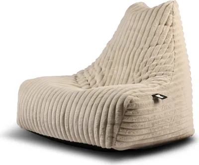 Produktbild von Extreme Lounging - b-bag mighty-b cord - Sitzsack für Erwachsene - Indoor - weicher und bequemer Stoff - Natural