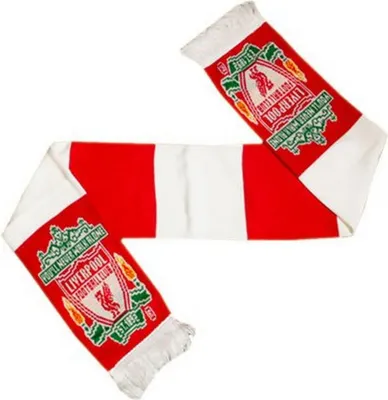 Immagine prodotto di Sciarpa da calcio del Liverpool FC, sfumatura di colore, prodotto con licenza ufficiale BS443 (taglia unica) (rosso/bianco/giallo)