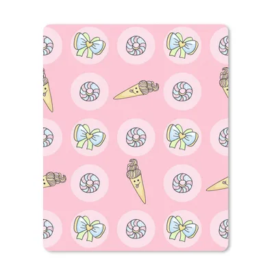 Produktbild von MuchoWow® Mauspad Mousepad Donuts - Kawaii - Muster - Pastell 30x40 cm - Mousepads - Maus Mat - Pad - Mausunterlage - Mausmatten