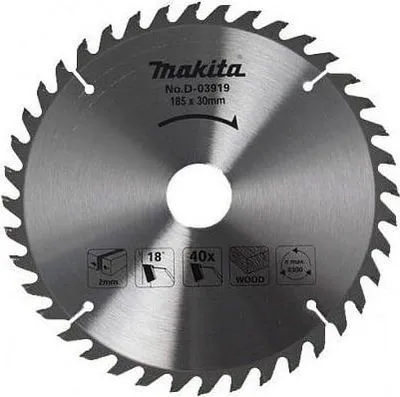 Zdjęcie produktu dla Makita D-03919, Drewno, 18,5 cm, 3 cm, 2 mm, Makita, 18°