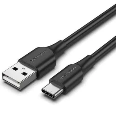 Zdjęcie produktu dla Vention CTHBC, 0,25 m, USB A, USB C, USB 2.0, 0,48 Gbit/s, Czarny