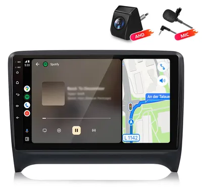 Obrázok produktu pre Autorádio s kamerou a mikrofónom, 4+64 GB, pre model AUDI TT MK2 8J (ročníky 2006-2012), s funkciami Carplay, Android Auto, multimédií, GPS navigácie, Wi-Fi, Bluetooth, DAB+RDS a ovládaním z volantu
