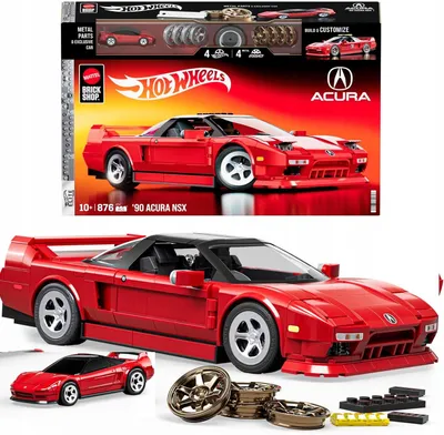 Produktbild von Mattel Hot Wheels Elite 90 Acura NSX Konstruktionsset