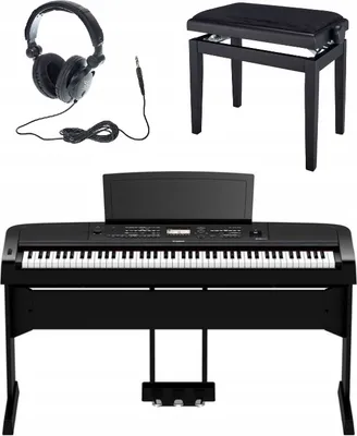 Zdjęcie produktu dla ZESTAW Keyboard Yamaha DGX-670 B z Akcesoriami Kompletne Studio Muzyczne