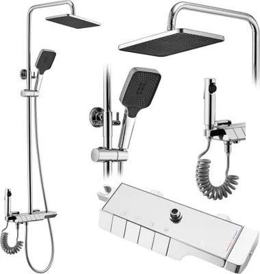 Obrázok produktu pre Sprchový set s termostatom ROB Chróm (REA-P6626)
