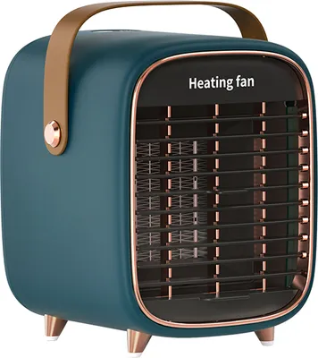 Image de INF Radiateur soufflant en céramique au design rétro Vert foncé