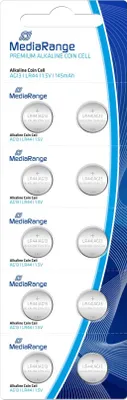 Immagine prodotto di MediaRange batteria a bottone LR44 1,5V 10pz.
